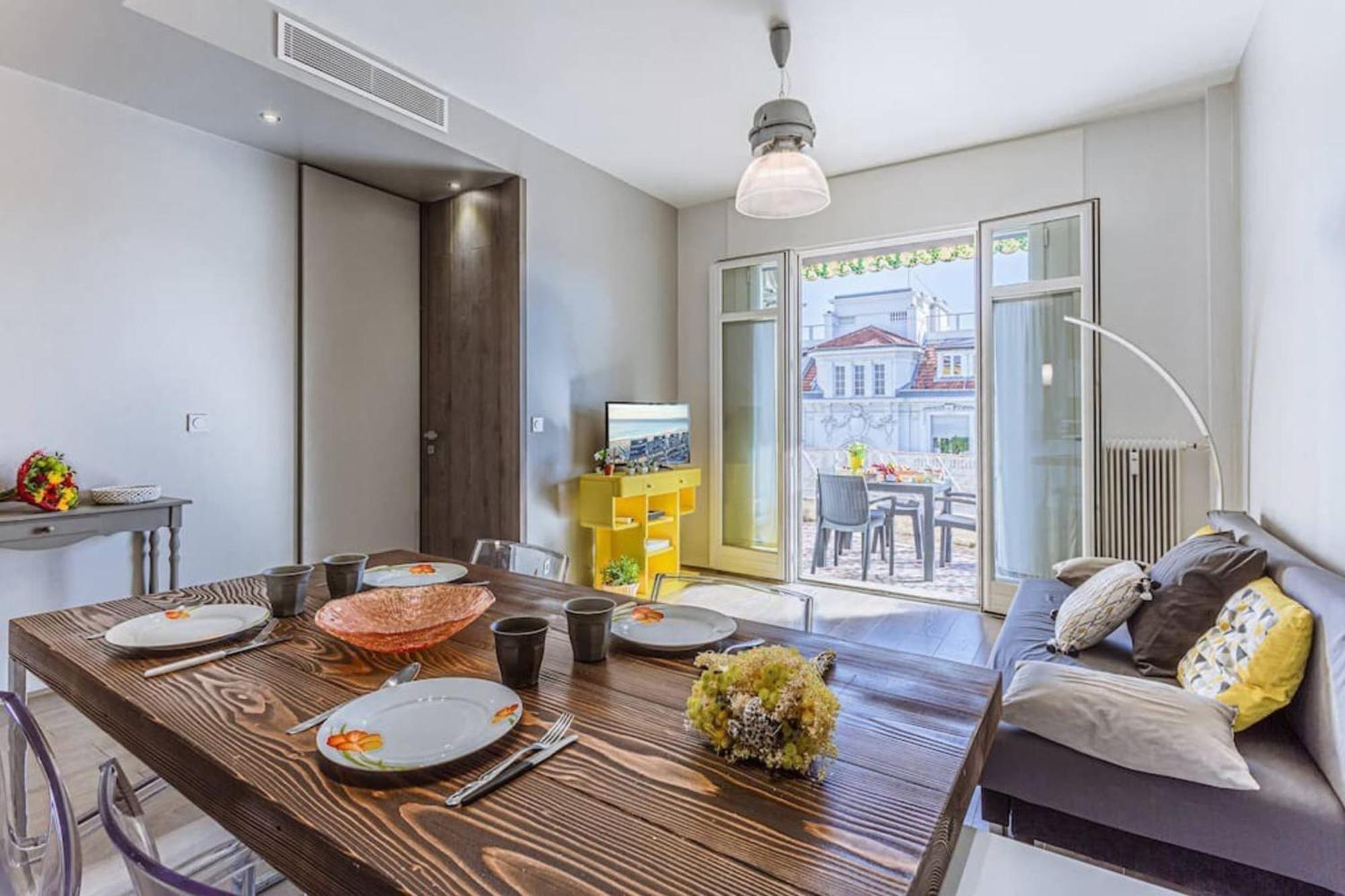Fleurs 22 - City Center - Modern W Terrace 尼斯 外观 照片